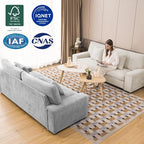 DOPEDIO Modern Loveseat Sofa for Living Room, Chenille Recliner, Removable Cover - Image 7