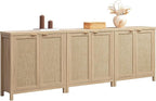 SICOTAS Rattan Cabinet Sideboard Buffet Storage Cabinet by SICOTAS