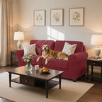 SUBRTEX 3 Pieces Stretch Sofa Slipcover Sets Couch Cover Sets Backrest Cushion - Image 8