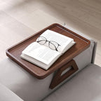 Couch Arm Tray, Bamboo Folding Sofa Tray, Sofa Armrest Tray Clip-On Couch Desk - Image 5