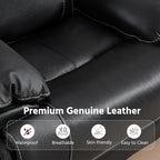 ANJ Premium Genuine Manual Reclining Sofa Set, Included Manul Recliner Chair - Image 4