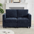 WUTUTUEE 58'' Modular Sectional Loveseat Sofa, Modern Love Seat 2 Seater Sofa by WUTUTUEE