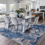 RELEANY Washable Area Rugs Square 10ft Non-Slip Modern Abstract Soft - Image 7
