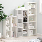 Furinno LUDER Book Shelf, 7-Cube Bookshelf, Bookcase - Image 5
