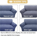 Loveseat Slipcover with 2 Pillow Cover - Image 6