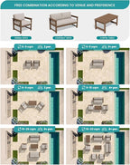SERWALL HDPE Outdoor Loveseat - Image 8