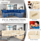 100% Waterproof Sectional Recliner Couch Covers - Image 5