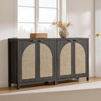 SICOTAS 68" W Rattan Sideboard Buffet Cabinet - Image 5
