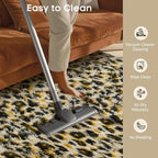 Ophanie Leopard Rugs for Bedroom Living Room, Cheetah Print Rug Fluffy Shag - Image 6