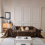 VClife Bohemian Couch Cover for Pet, Lightweight Checkered Couch Covers for 2 by VCLIFE