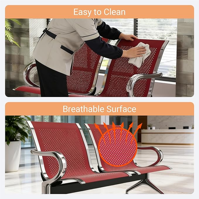 Kinfant 2-Seat Waiting Room Chair - Image 5
