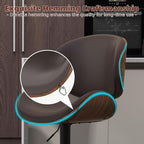civama Bar Stools Set of 6 for Kitchen Counter, Adjustable Bar Height Chairs - Image 4