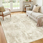 RELEANY Washable Area Rugs 5'x7' Non-Slip Modern Abstract Soft - Image 2