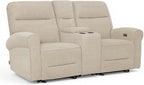 MCombo 78.3" Wall Hugger Power Loveseat Recliner Sofa by MCombo