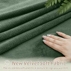 Arfntevss Sectional Recliner Couch Covers Velvet Washable Corner Sectional Sofa - Image 4