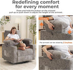 Rocking Chair Nursery with Adjustable Armrests, Electric Glider Recliner - Image 4
