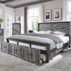 Aitjunz Farmhouse King Size Bed Frame by AITJUNZ