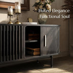 POVISON Fully-Assembled Mid Century Modern TV Stand - Image 6