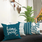 YCOLL Pillow Covers 16x16 Set of 4, Modern Sofa Throw Pillow Cover, Decorative - Image 2