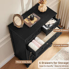 Joaxswe Farmhouse 5 Drawer Dresser - Image 9