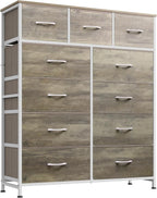 WLIVE Tall Dresser for Bedroom, Fabric Dressers Storage Tower, Dresser & Chest by WLIVE