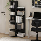 Furinno PASIR Book Shelf, 5-Tier Corner Bookshelf - Image 2