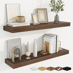 fuqing Floating Shelves for Wall, Wall Mounted Wood Floating Shelf by Fuqing