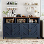 knoworld Buffet Sideboard with Storage Farmhouse with 4 Doors, Dining Room - Image 7