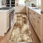 RELEANY Washable Area Rugs 2'x6' Non-Slip Modern Abstract Soft by RELEANY
