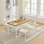 UVV Dining Chairs Set of 4, Metal Kitchen Chairs - Image 5
