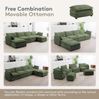 ROWHY 148'' Sectional Cloud Couch - Image 4