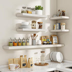 Acovy 24 Inch Floating Shelves, Wooden Shelves - Image 7