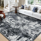 RELEANY Washable Area Rugs 7x10 Non-Slip Modern Abstract Soft - Image 2