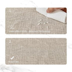 BALCONY & FALCON Placemats Set of 6 Faux Linen Cloth Place Mats Washable - Image 5