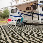 SAND MINE Reversible Mats, Plastic Straw Rug, Modern Area Rug, Large Floor Mat - Image 7