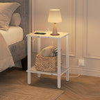 TUTOTAK End Table with Charging Station, Small Side Table with Outlets - Image 4