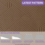 ZNSAYOTX Oversized Super Stretch Couch Cover, New Striped Sofa Covers - Image 5