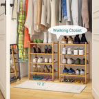 viewcare Small Shoe Rack, 6-Tier Shoe Shelf - Image 4