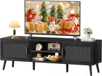 SUPERJARE TV Stand for 65 Inch TV, Entertainment Center by SUPERJARE