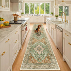 RELEANY Area Rugs 3'x10' Runner Rug Non Slip Washable by RELEANY