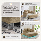 VINGLI Modern Floating Chaise Lounge Chair - Image 3