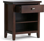 SIMPLIHOME Artisan Solid Wood 24 inch Wide Transitional-Style Bedside - Image 3