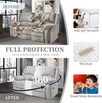 100% Waterproof Sectional Recliner Couch Covers - Image 5