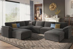 EASE MOOSE Oversized Sectional Modular Sofa, Large U Shape Sectional Couch Wide - Image 5