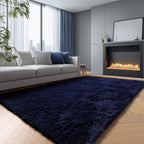 PAGISOFE Dark Navy Blue Rugs for Living Room 5x8 Ft, Plush Area Rugs for Bedroom - Image 8