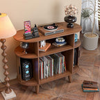 LUVIOHOME Large Round Record Player Stand - Image 5