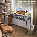 WOHOMO Folding Desk, 47.2" Foldable Computer Desk - Image 3