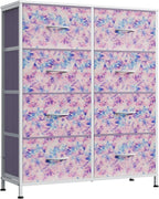 WLIVE Fabric Dresser for Bedroom, Tall Dresser by WLIVE