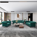 QHITTY 3 Piece Living Room Set, Sectional Chesterfield Sofa Chair Contemporary by QHITTYFurnitureLife