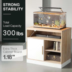 ModernMate Modern Light Walnut Wood Accent Cabinet - Image 4